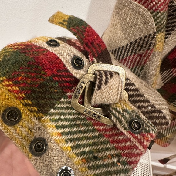 VERY RARE L.A.M.B. Donegal Plaid Moto Jacket - Picture 8 of 14